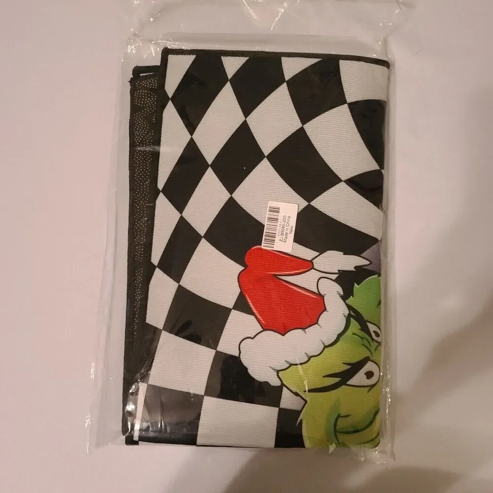 The Grinch 3D Christmas Illusion Door Mat NIP